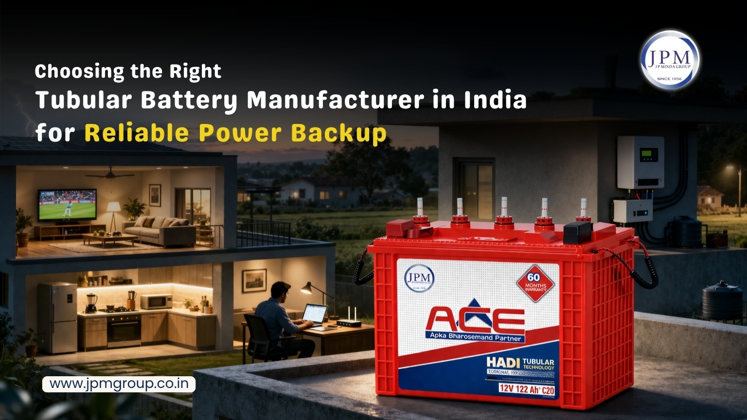 Tubular Battery Manufacturer by JATL Batteries